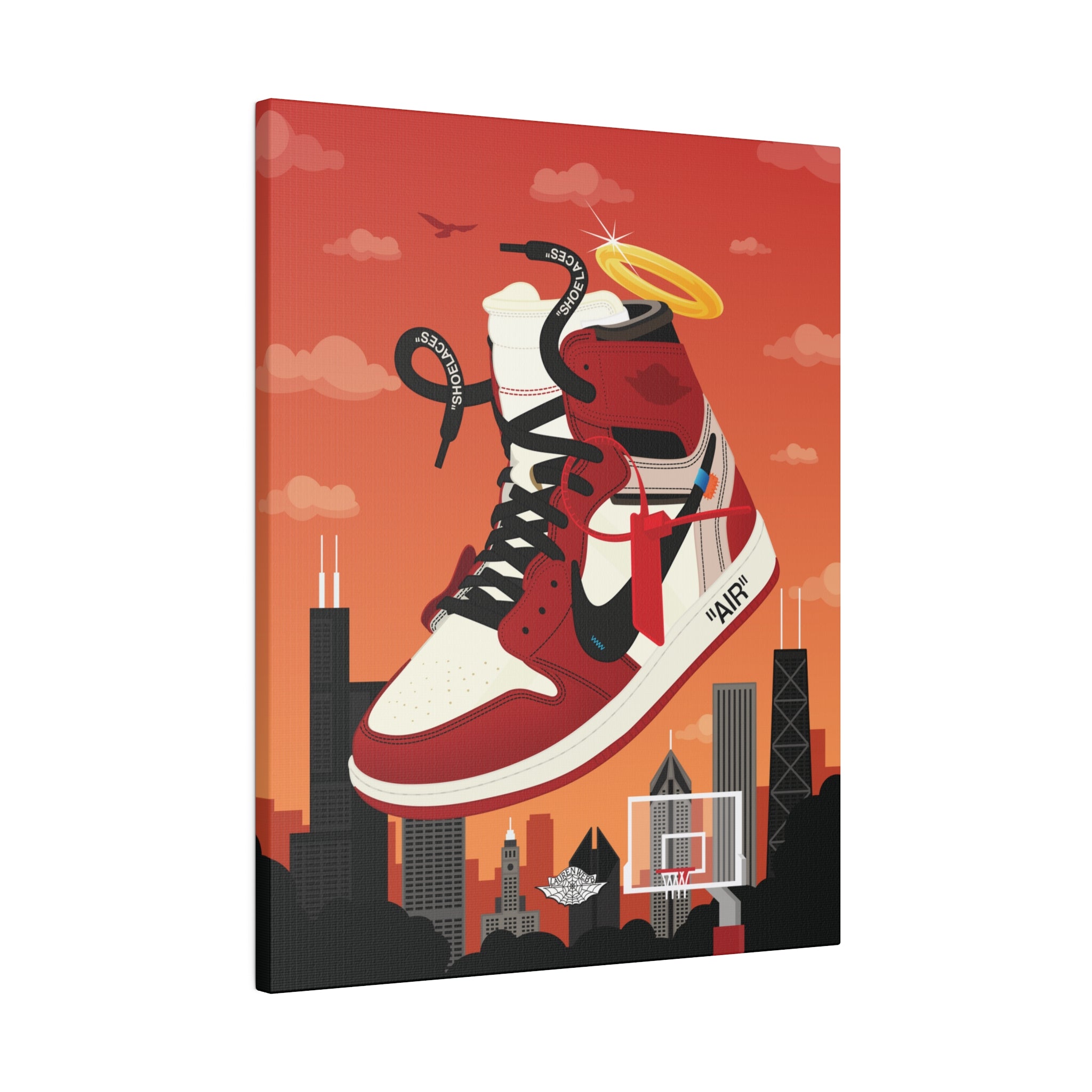 VIRGIL FOREVER AJ1 'The Ten' Canvas Print