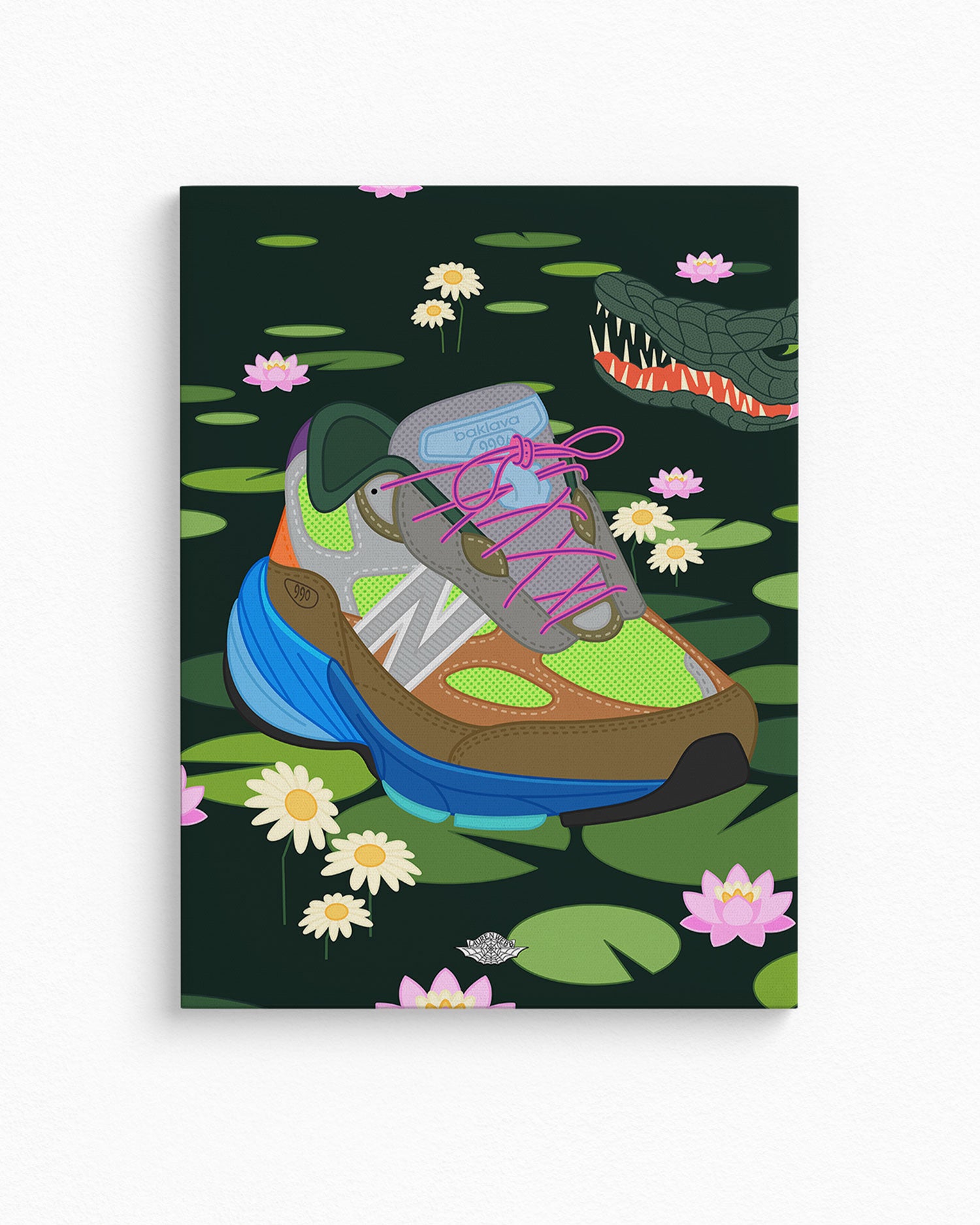 Action Bronson x NB 990v6 'Baklava' Canvas Print