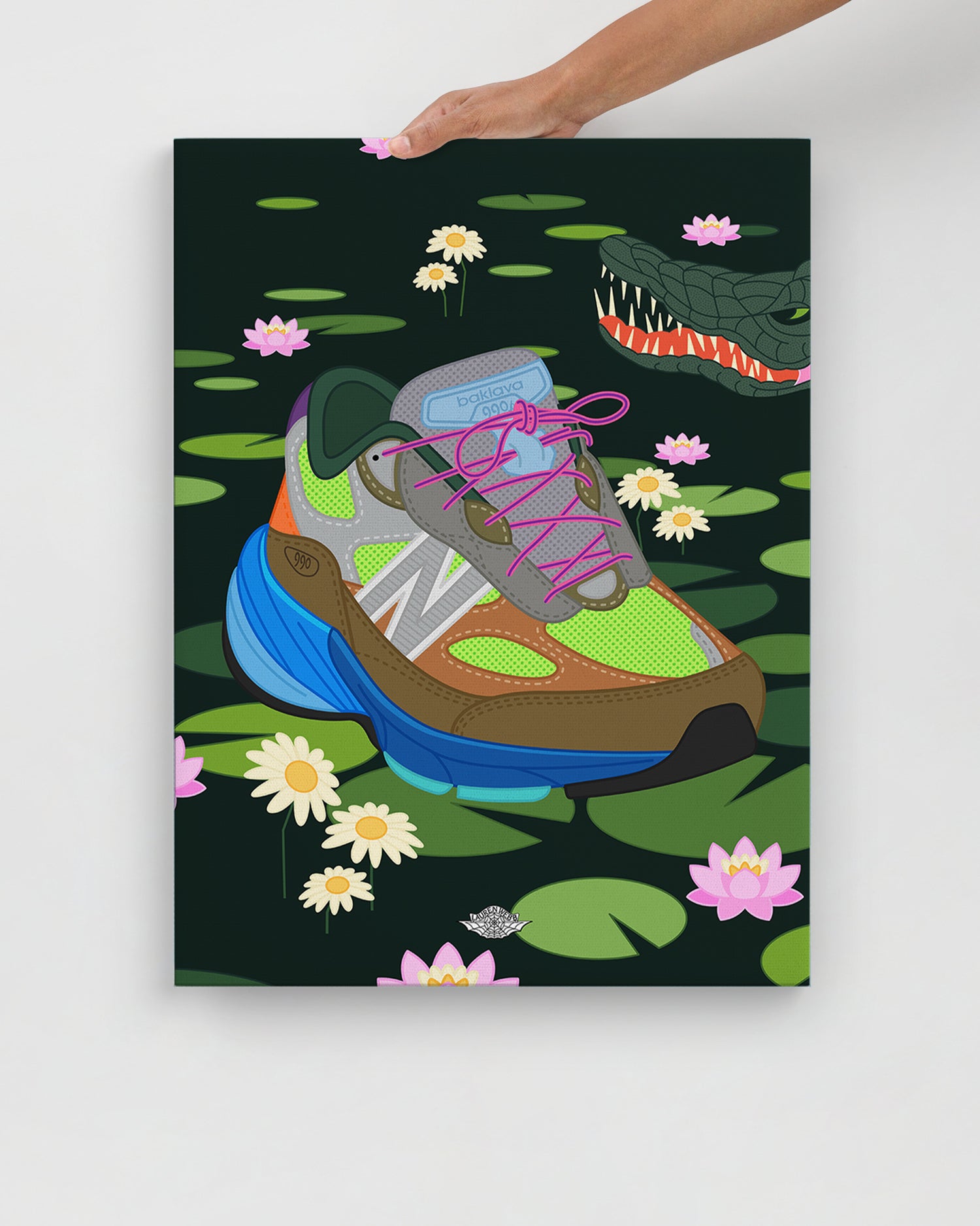 Action Bronson x NB 990v6 'Baklava' Canvas Print