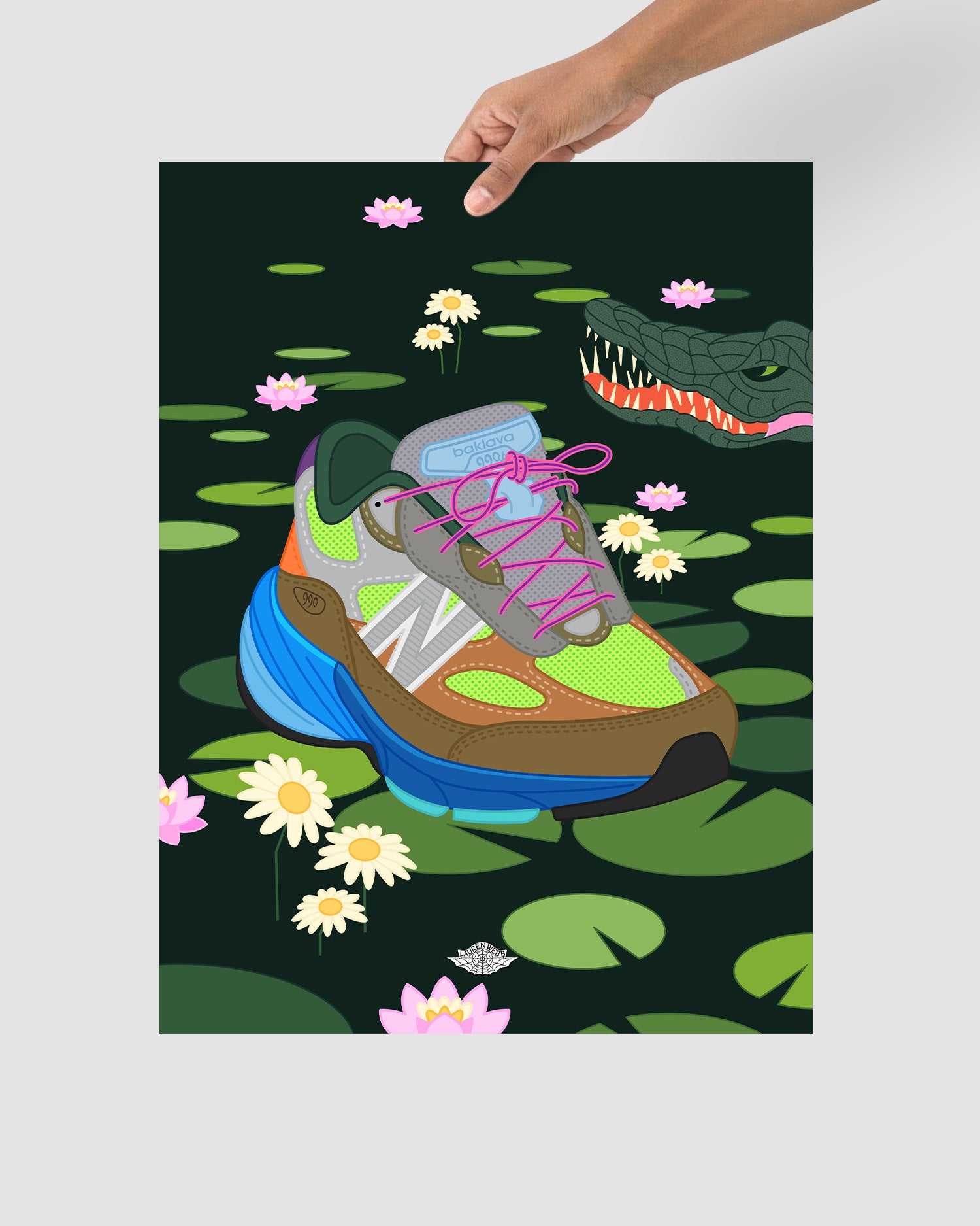 Action Bronson x NB 990v6 'Baklava' Art Print