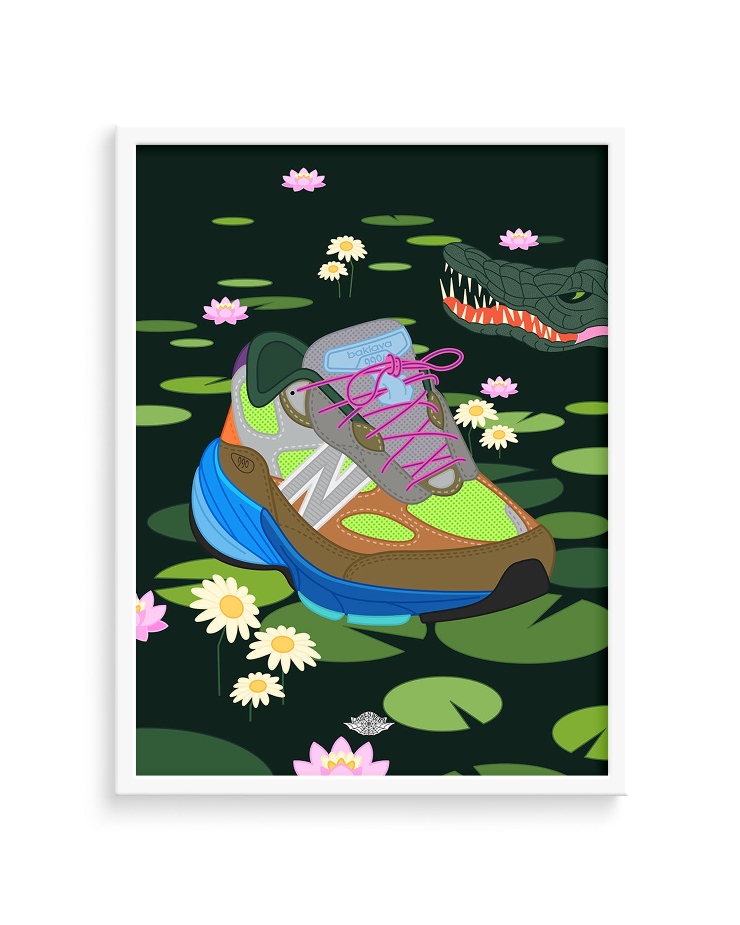 Action Bronson x NB 990v6 'Baklava' Art Print