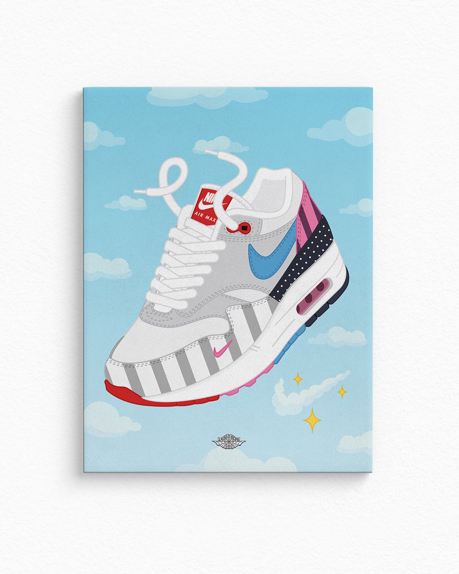 Parra x Air Max 1 Canvas Print