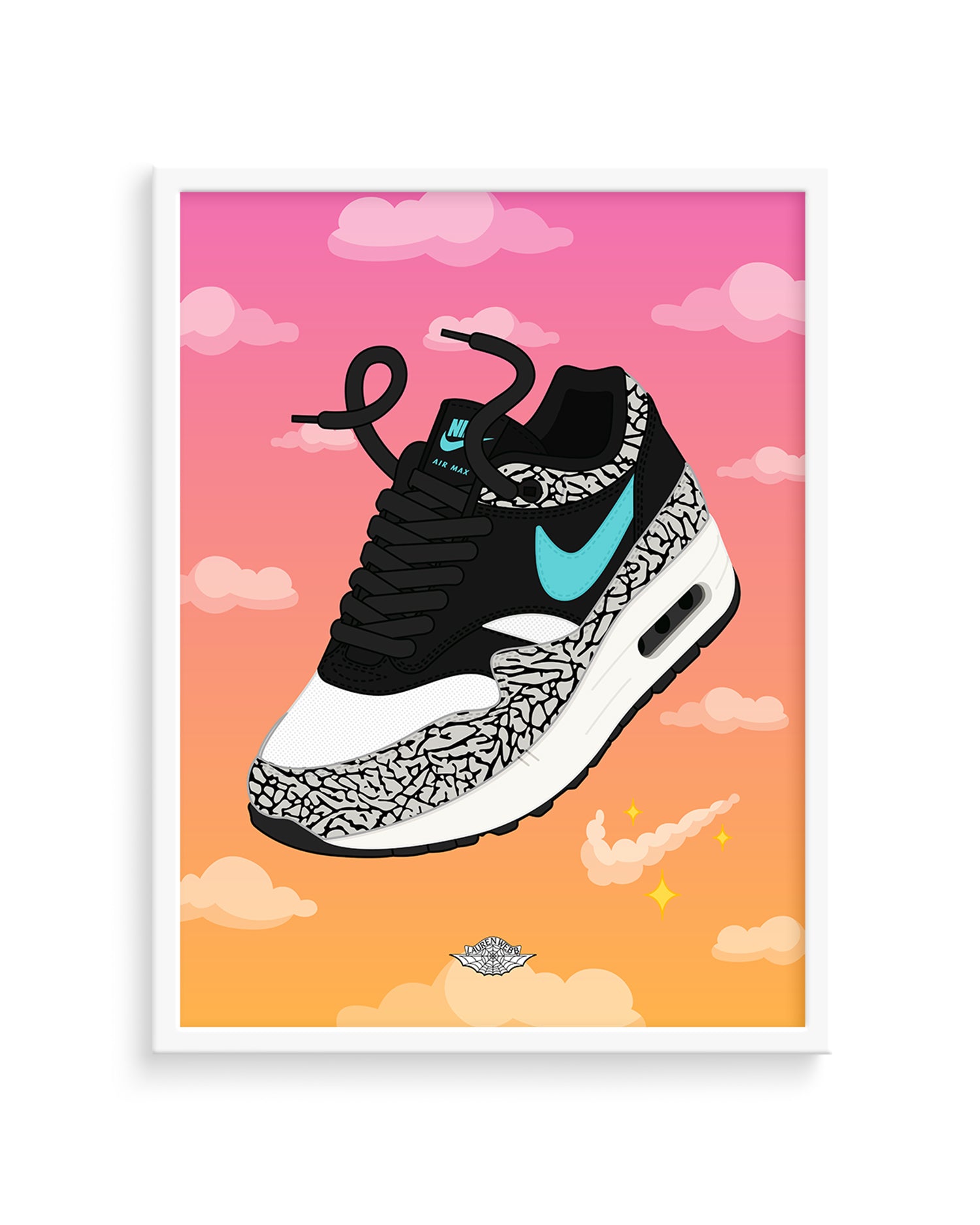 Atmos x Air Max 1 'Elephant' Art Print