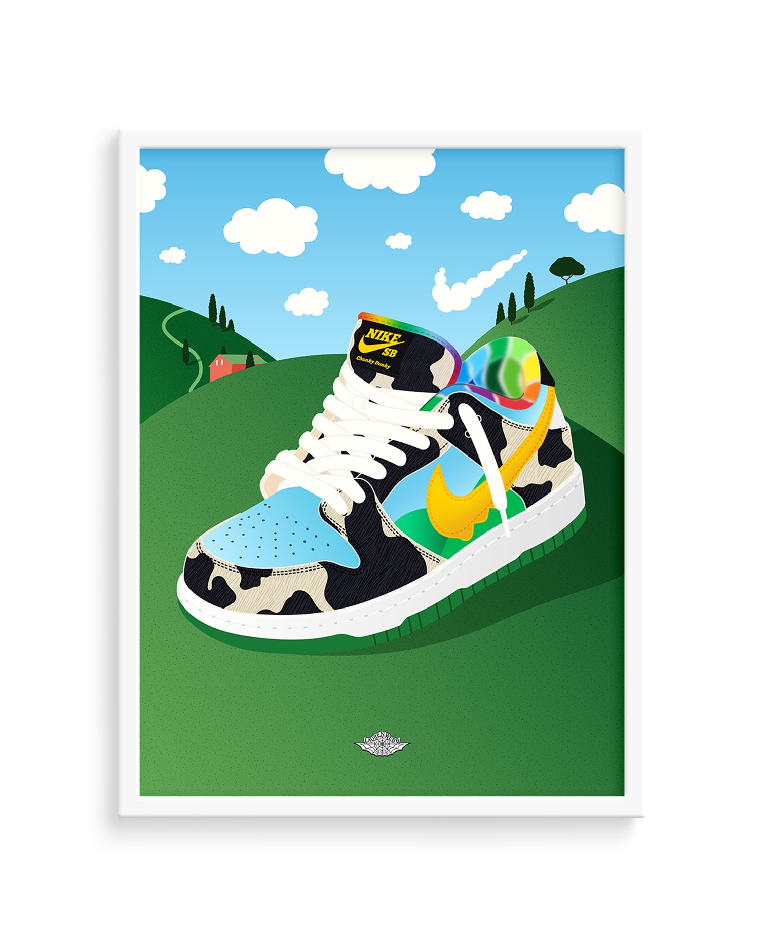 Ben & Jerry's x Nike SB 'Chunky Dunky' Art Print