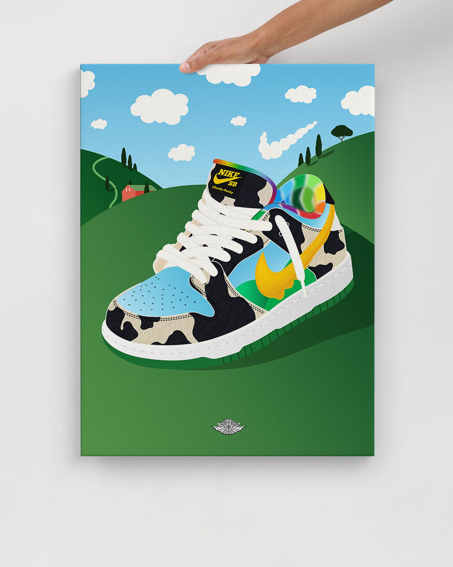 Ben & Jerry's x Nike SB 'Chunky Dunky' Canvas Print