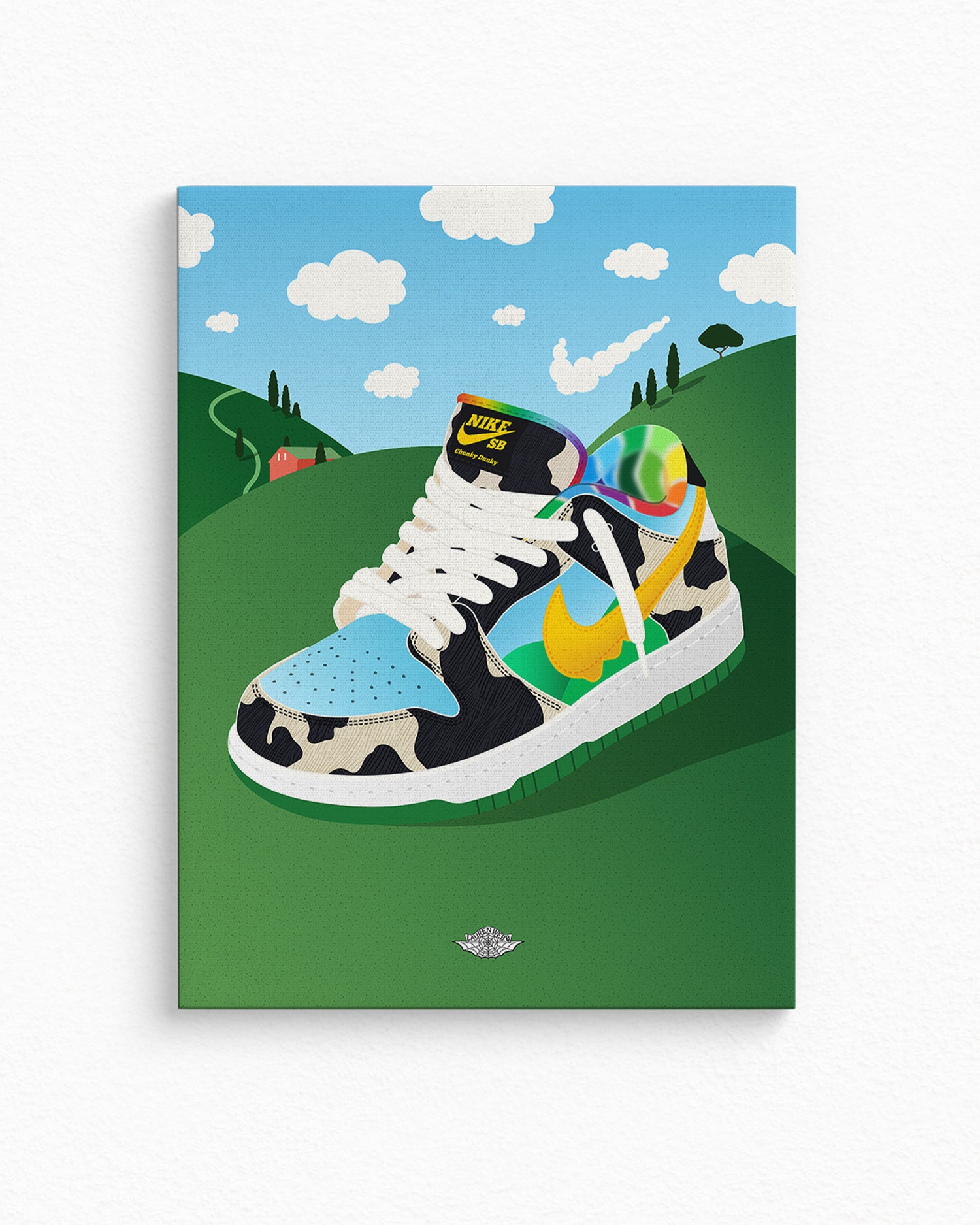 Ben & Jerry's x Nike SB 'Chunky Dunky' Canvas Print