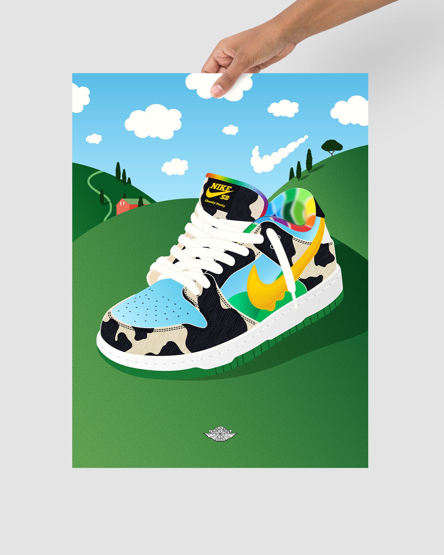 Ben & Jerry's x Nike SB 'Chunky Dunky' Art Print