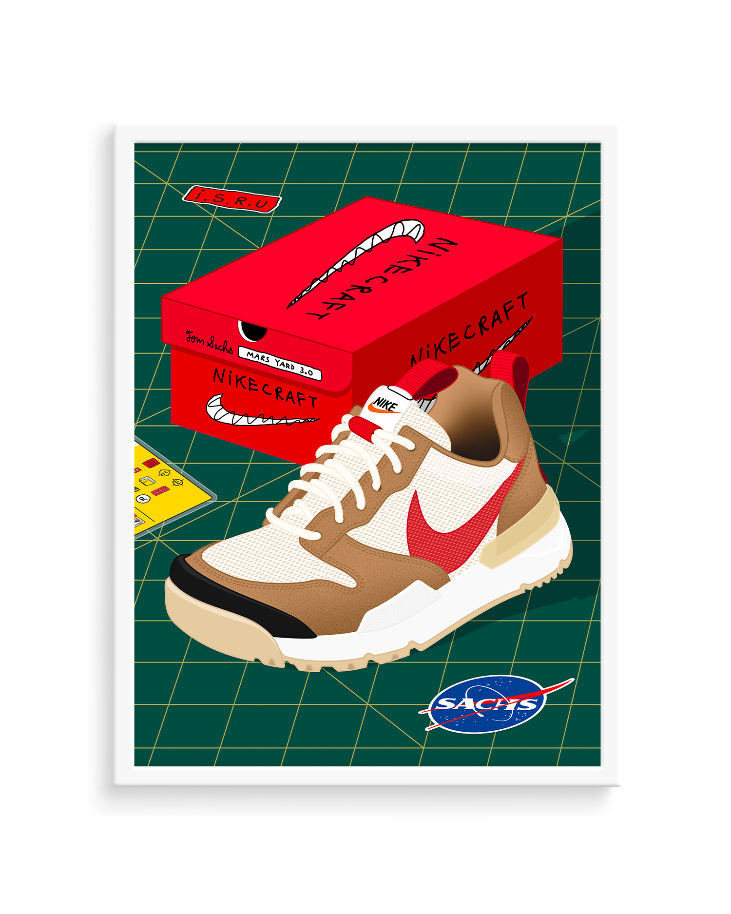 Tom Sachs x Nike Craft Mars Yard 3.0 Art Print