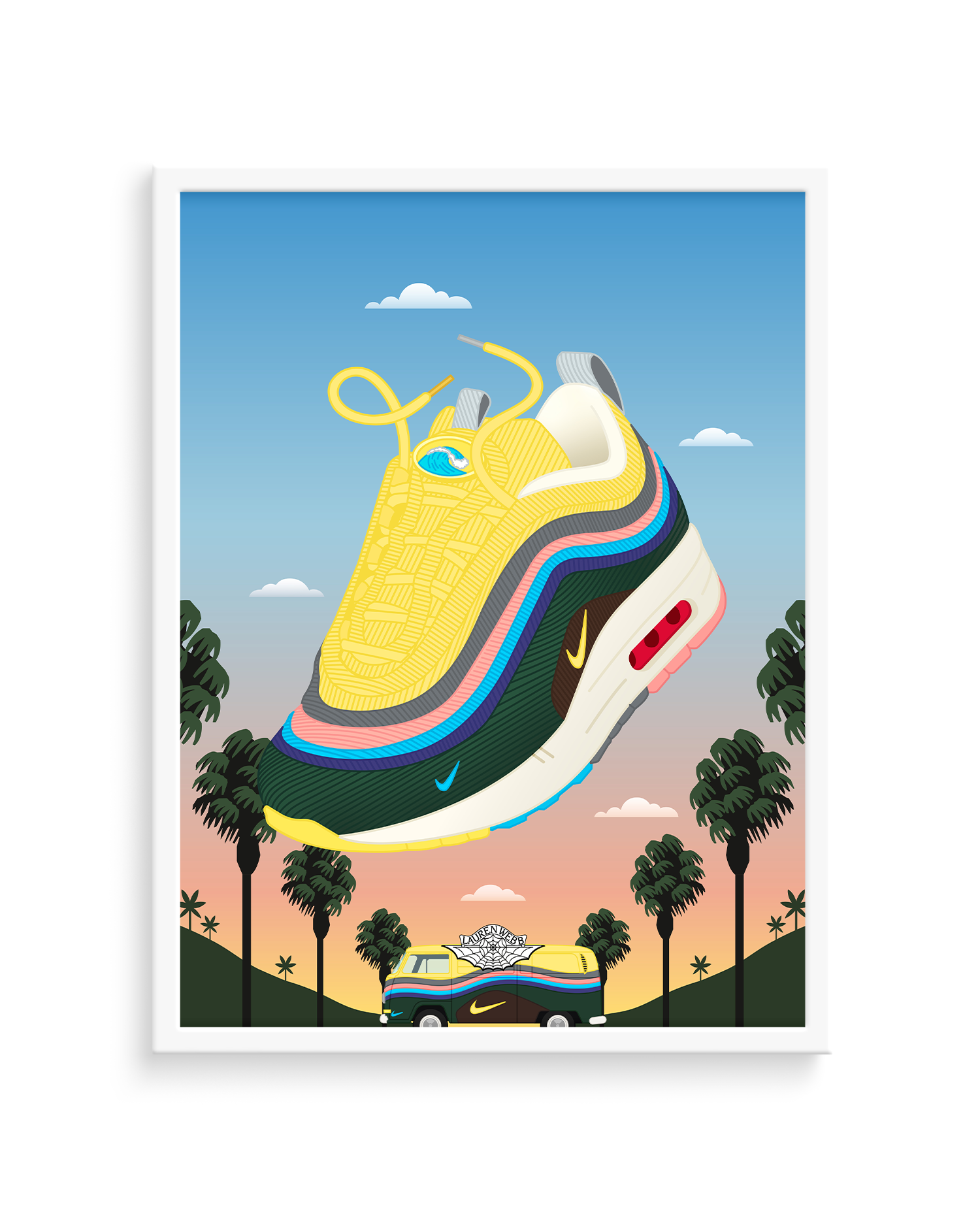 Wotherspoon x Air Max 97/1 Art Print