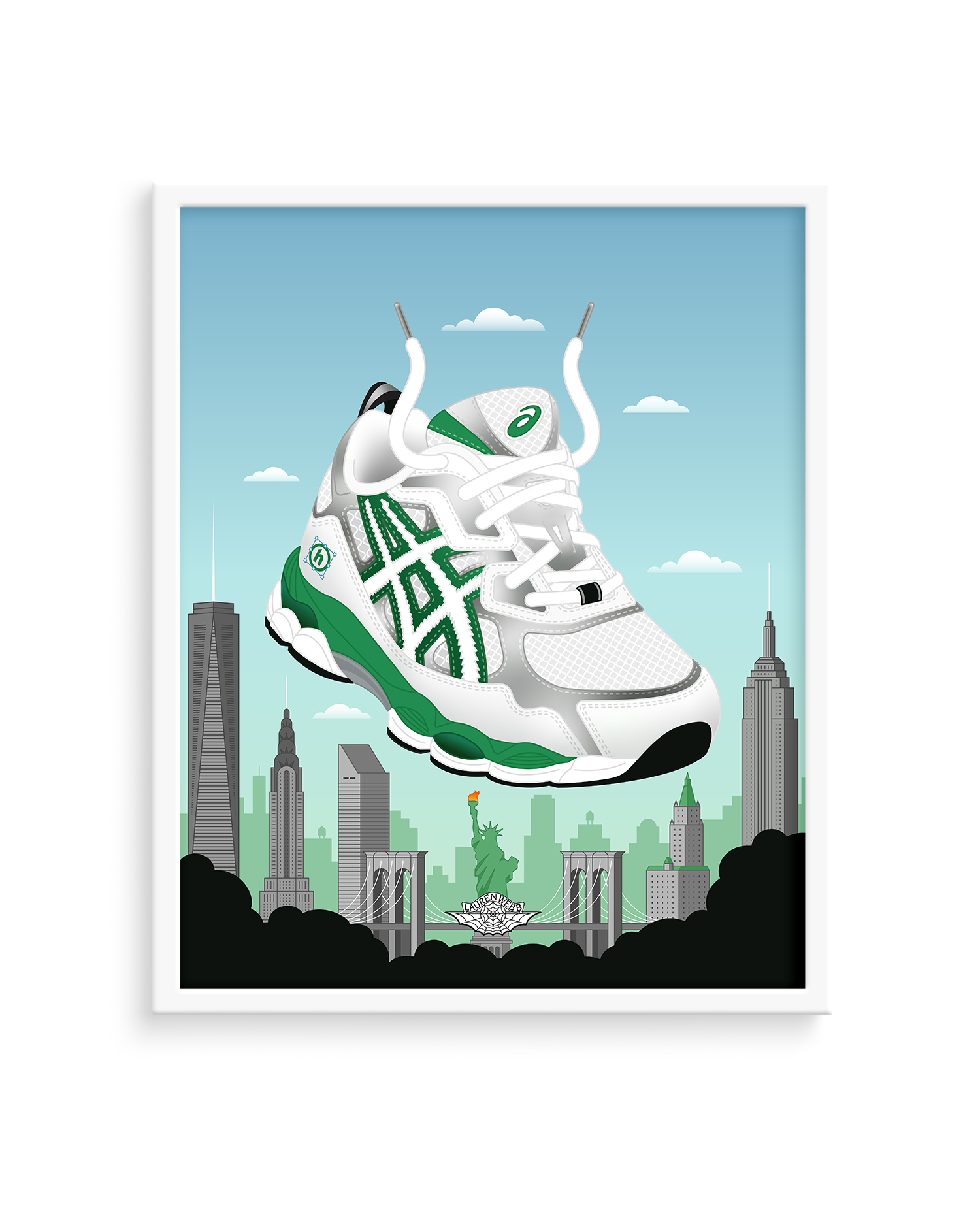 Hidden NY x Asics Gel-NYC Art Print