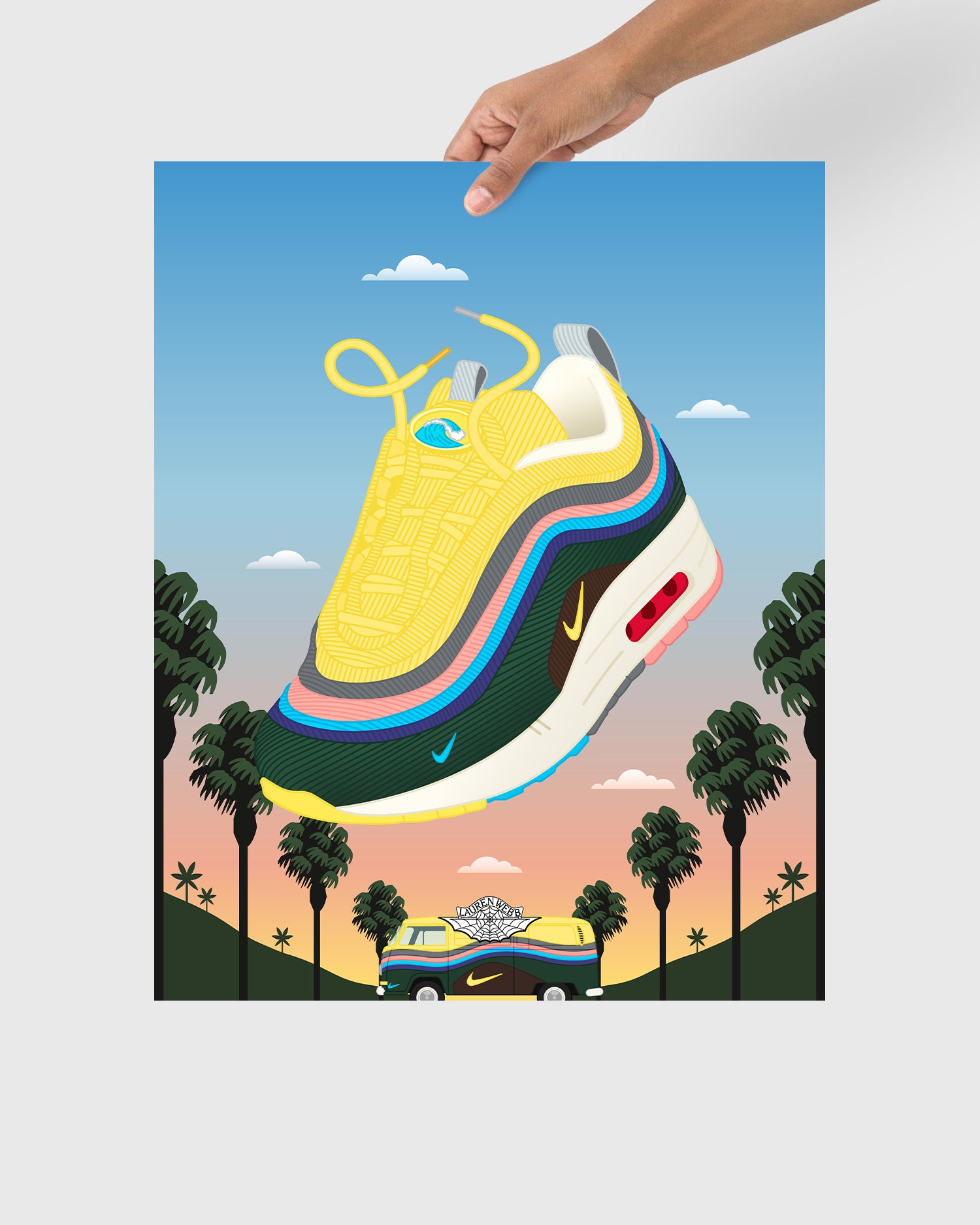 Wotherspoon x Air Max 97/1 Art Print