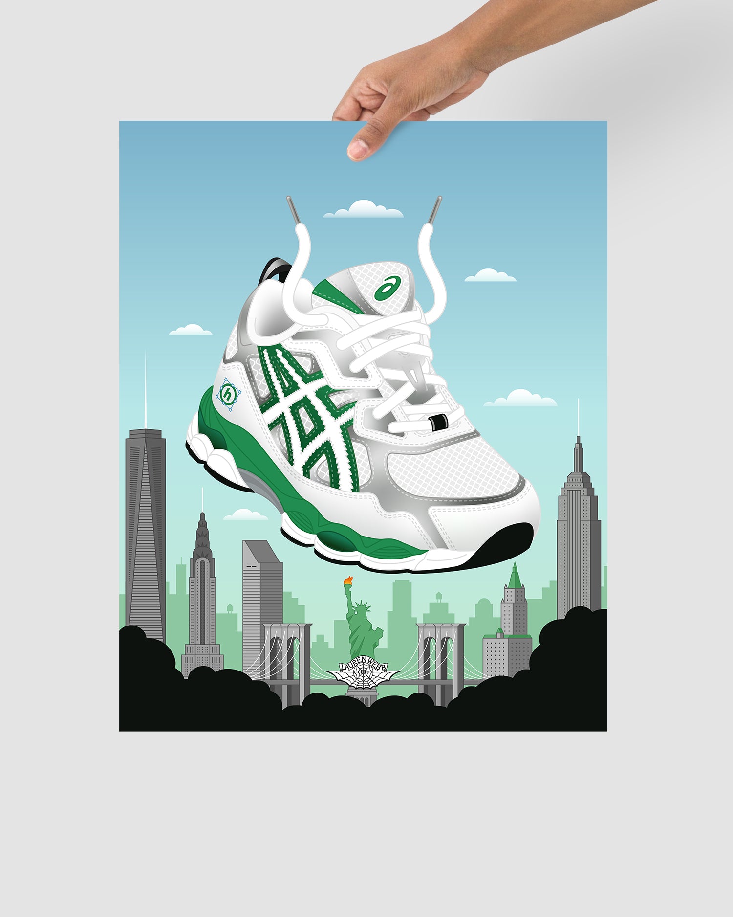 Hidden NY x Asics Gel-NYC Art Print