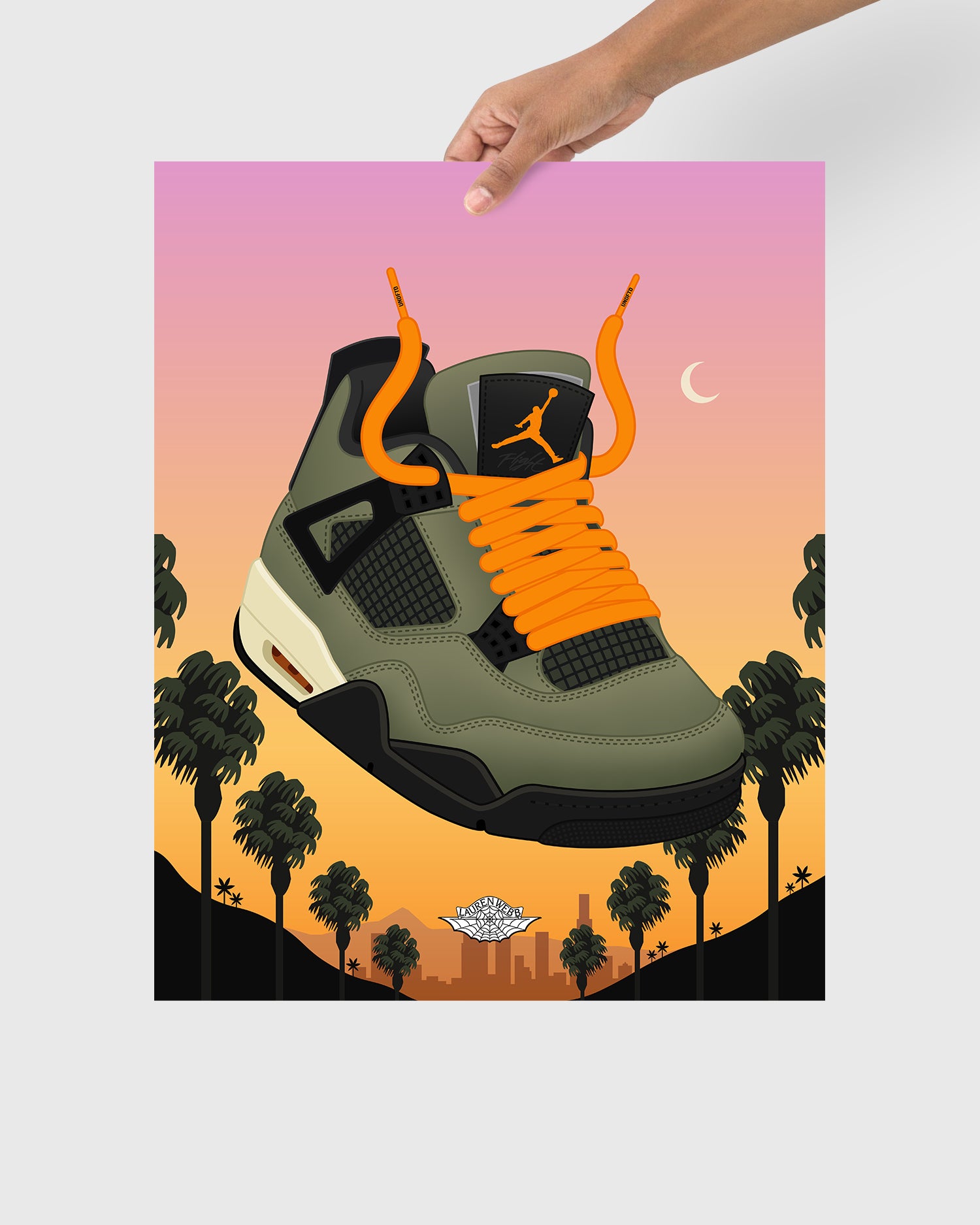 UNDFTD x Air Jordan 4 Art Print