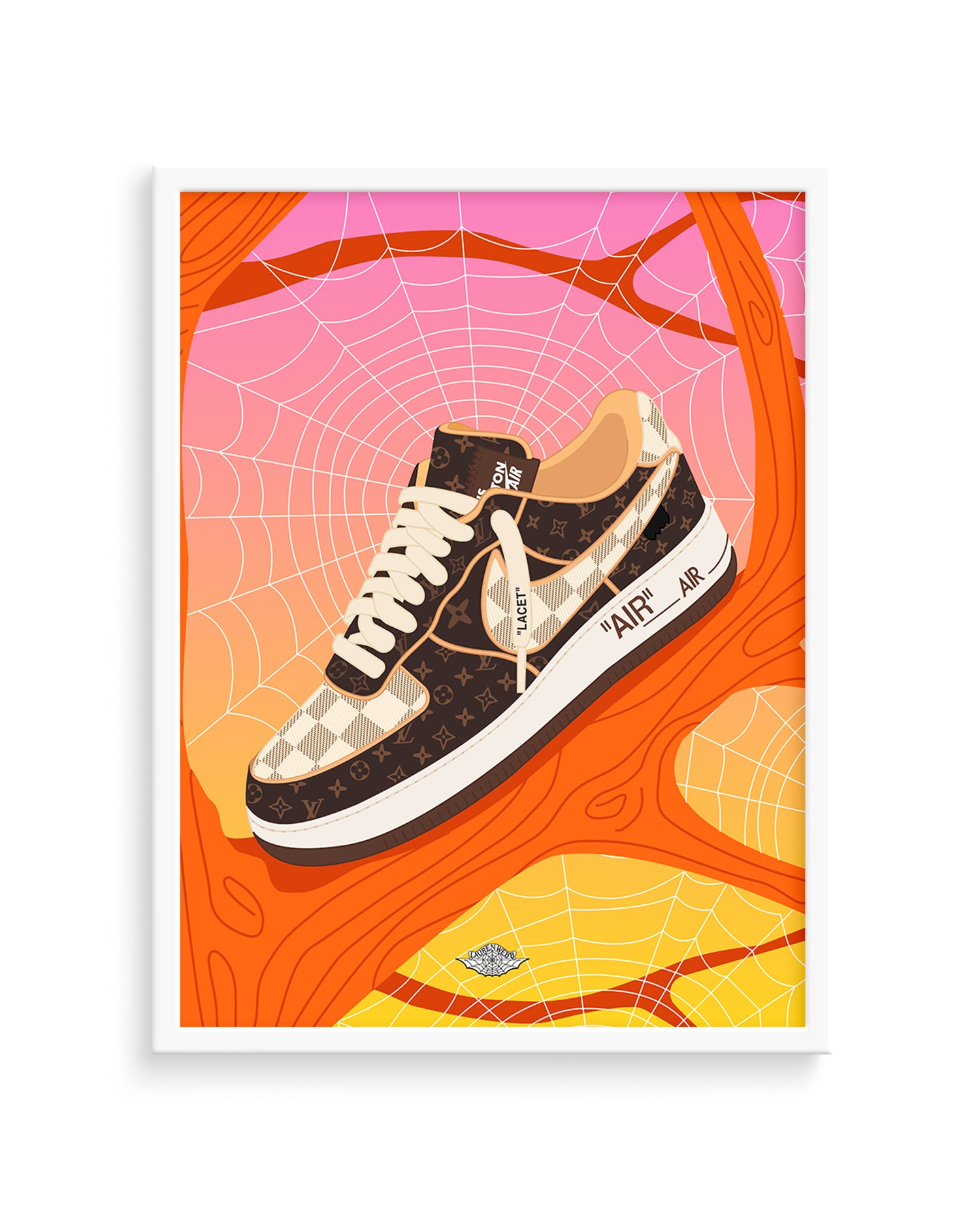 Off-White x LV AF1 'Objet d'Art' Art Print