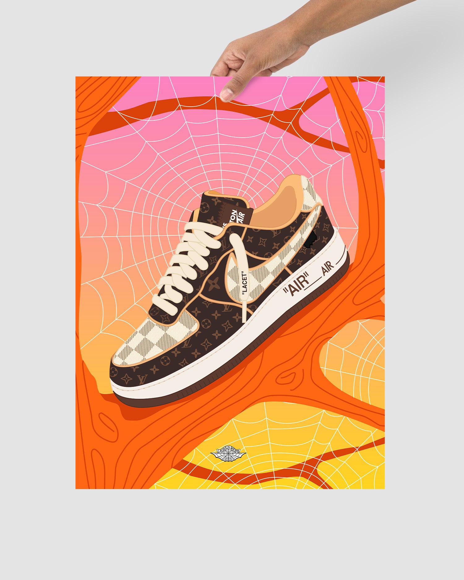 Off-White x LV AF1 'Objet d'Art' Art Print