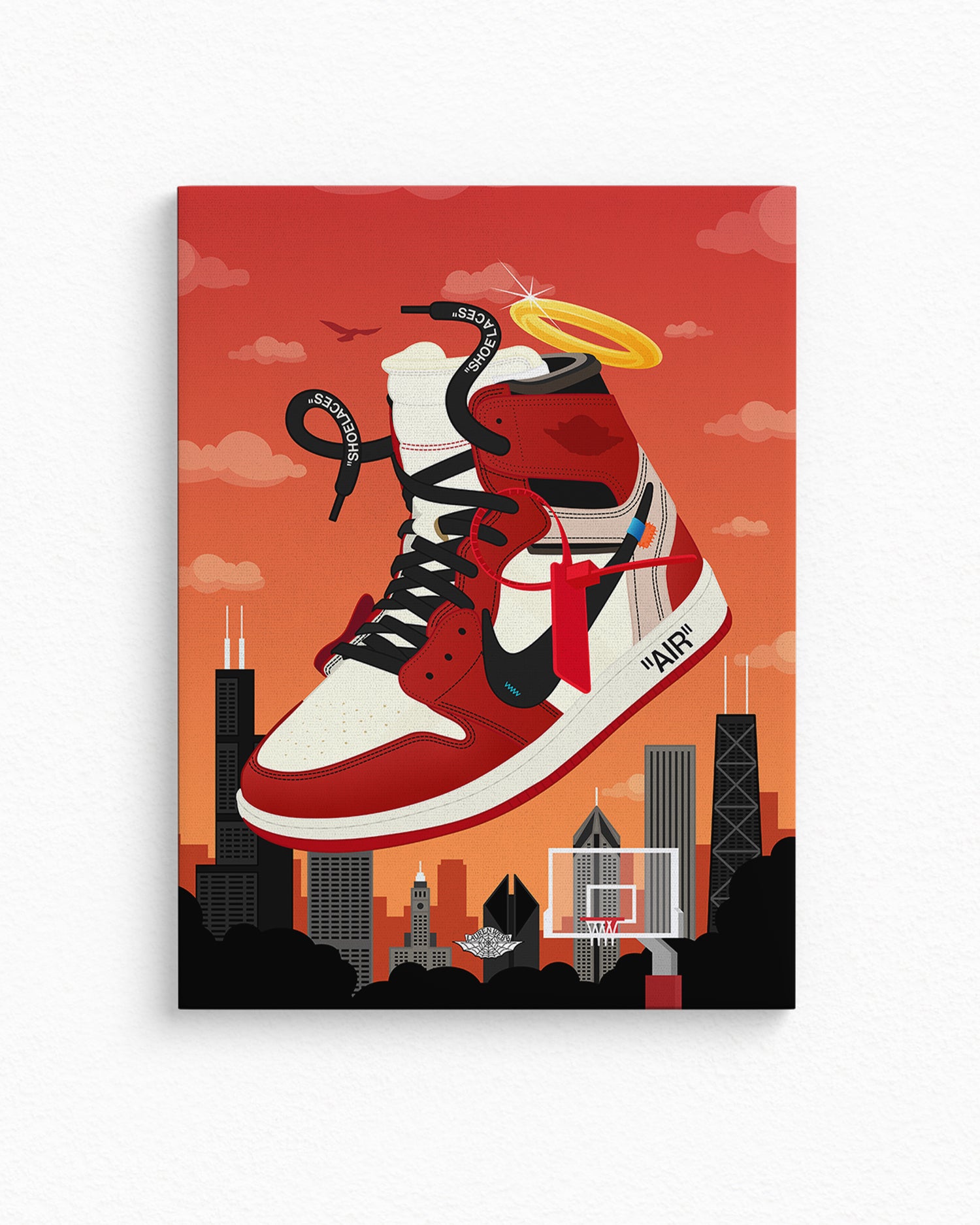 VIRGIL FOREVER AJ1 'The Ten' Canvas Print