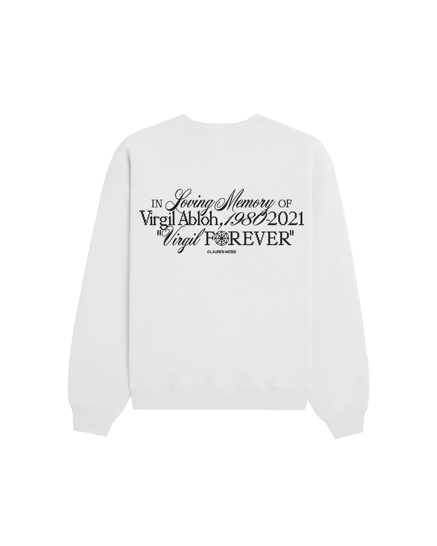 "VIRGIL FOREVER" Crewneck Sweatshirt