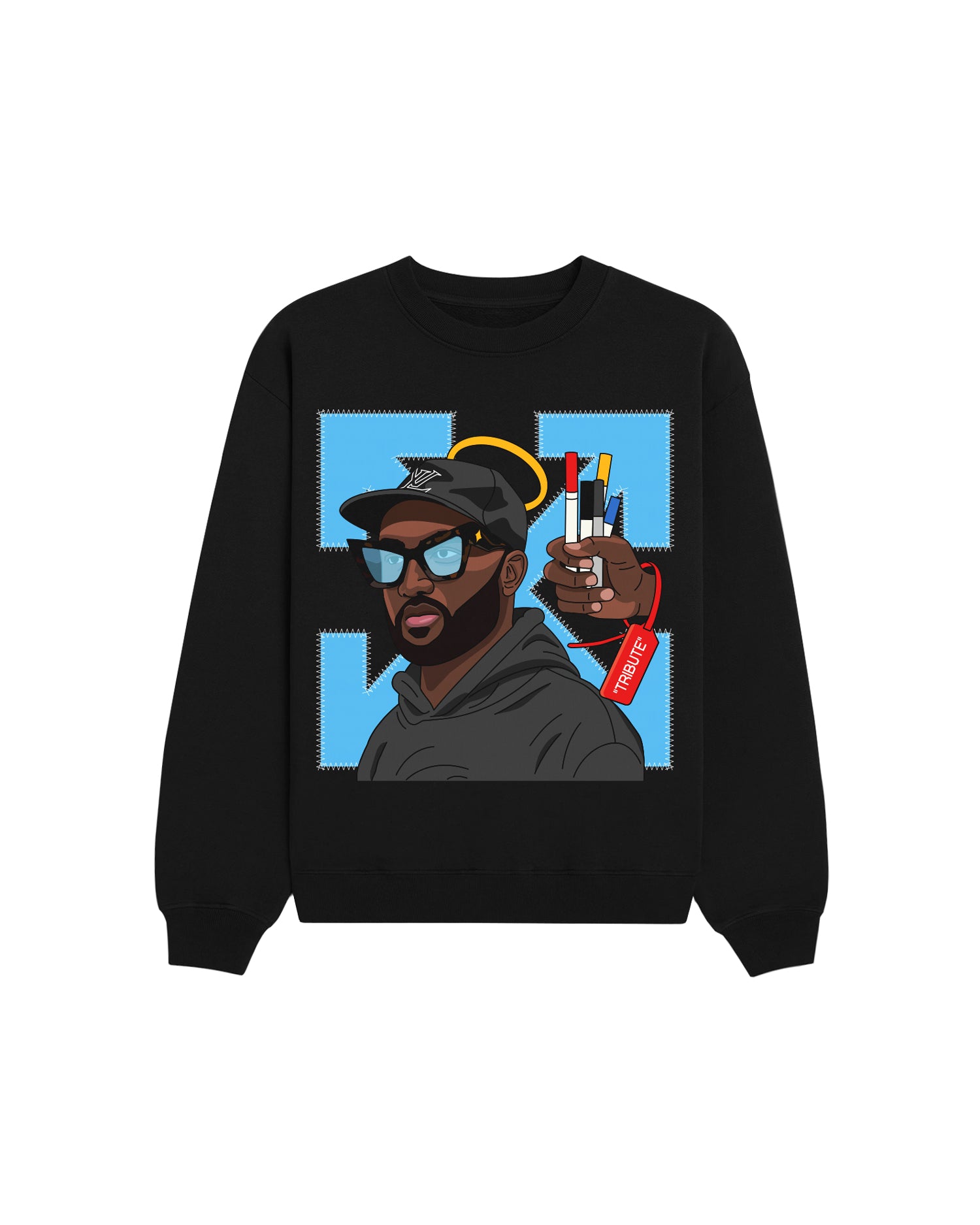 "VIRGIL FOREVER" Crewneck Sweatshirt