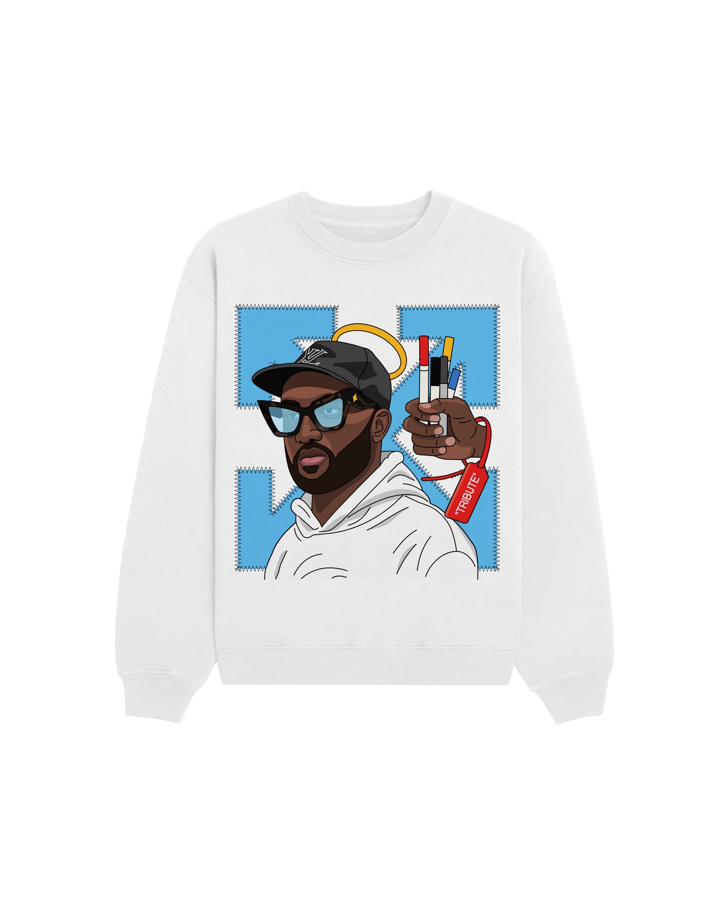 "VIRGIL FOREVER" Crewneck Sweatshirt