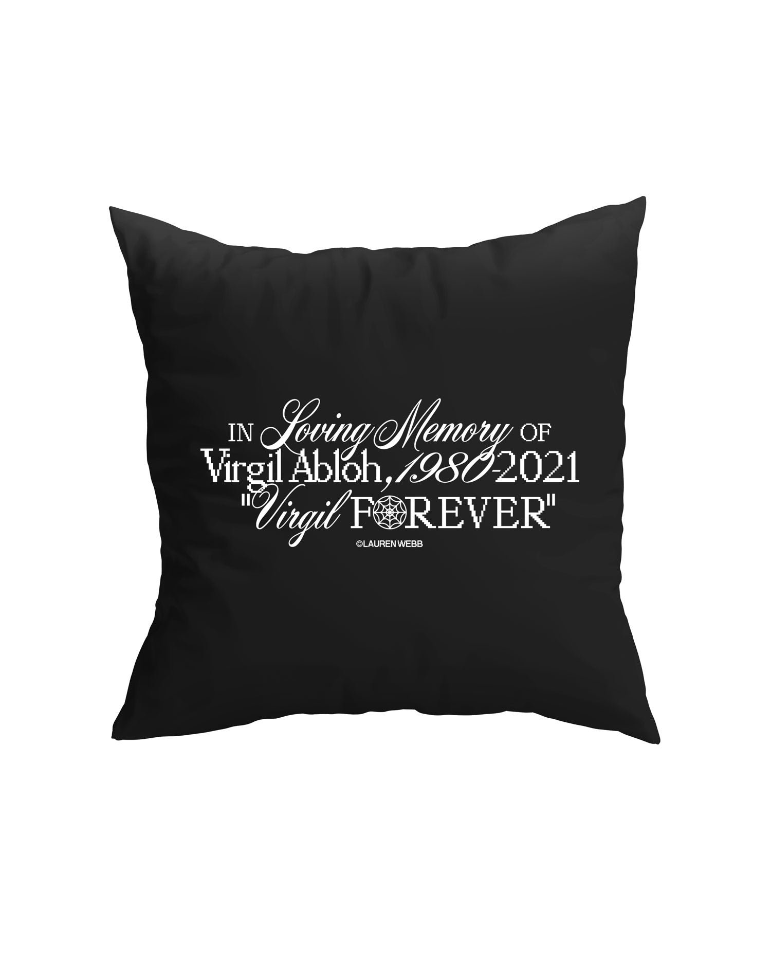 "VIRGIL FOREVER" 22" Decor Pillow