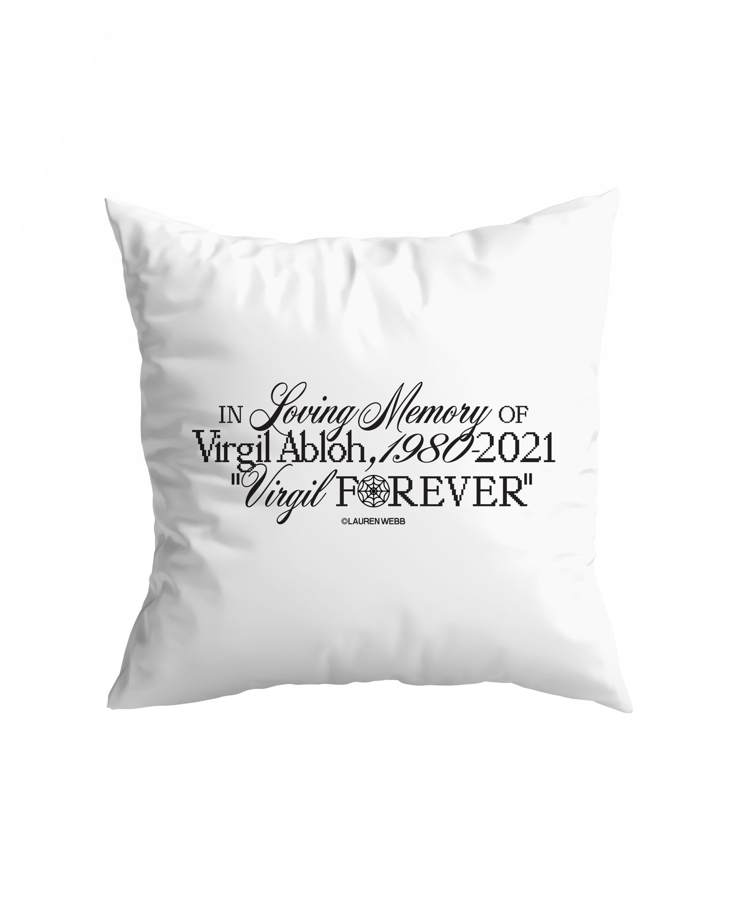 "VIRGIL FOREVER" 22" Decor Pillow