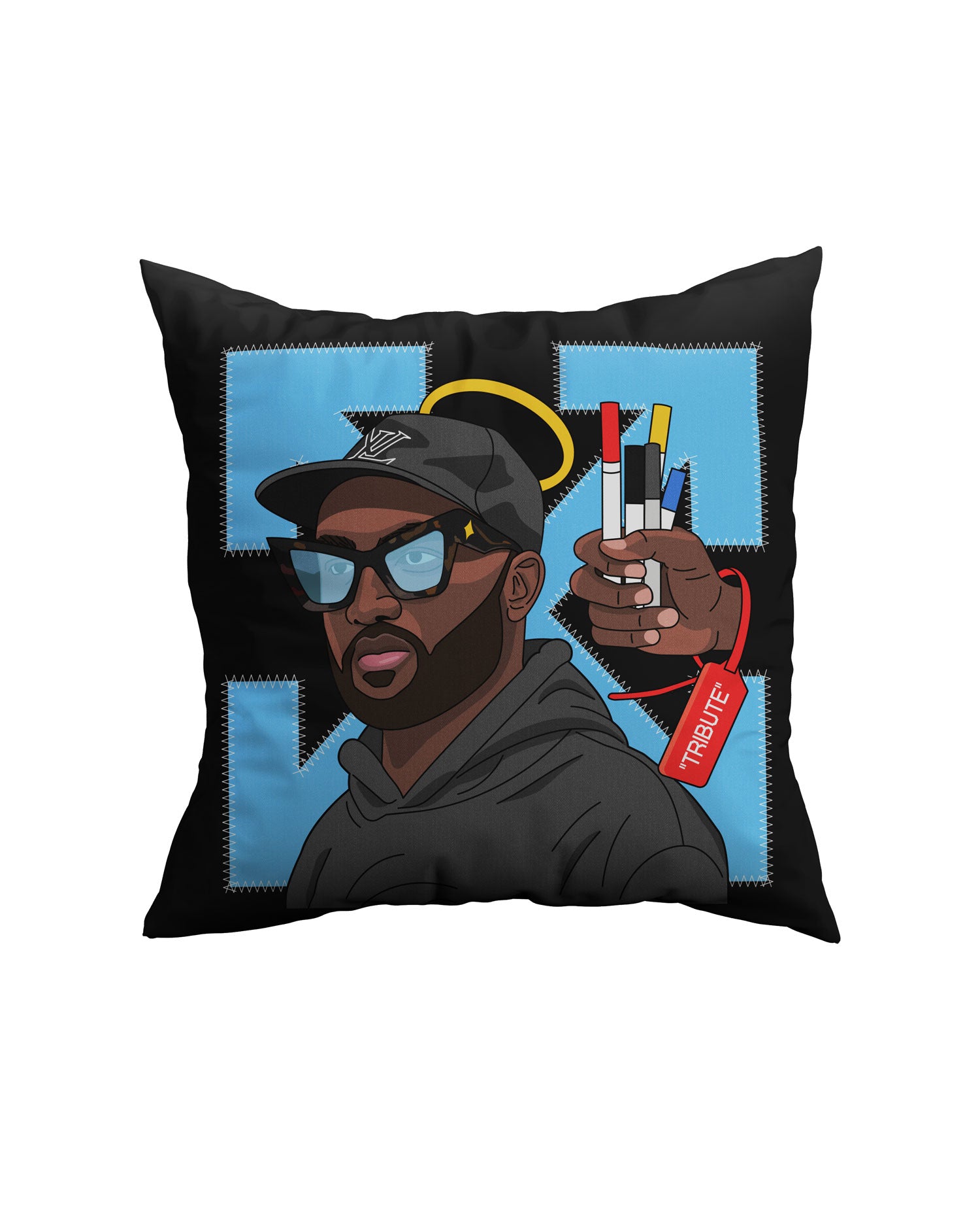 "VIRGIL FOREVER" 22" Decor Pillow