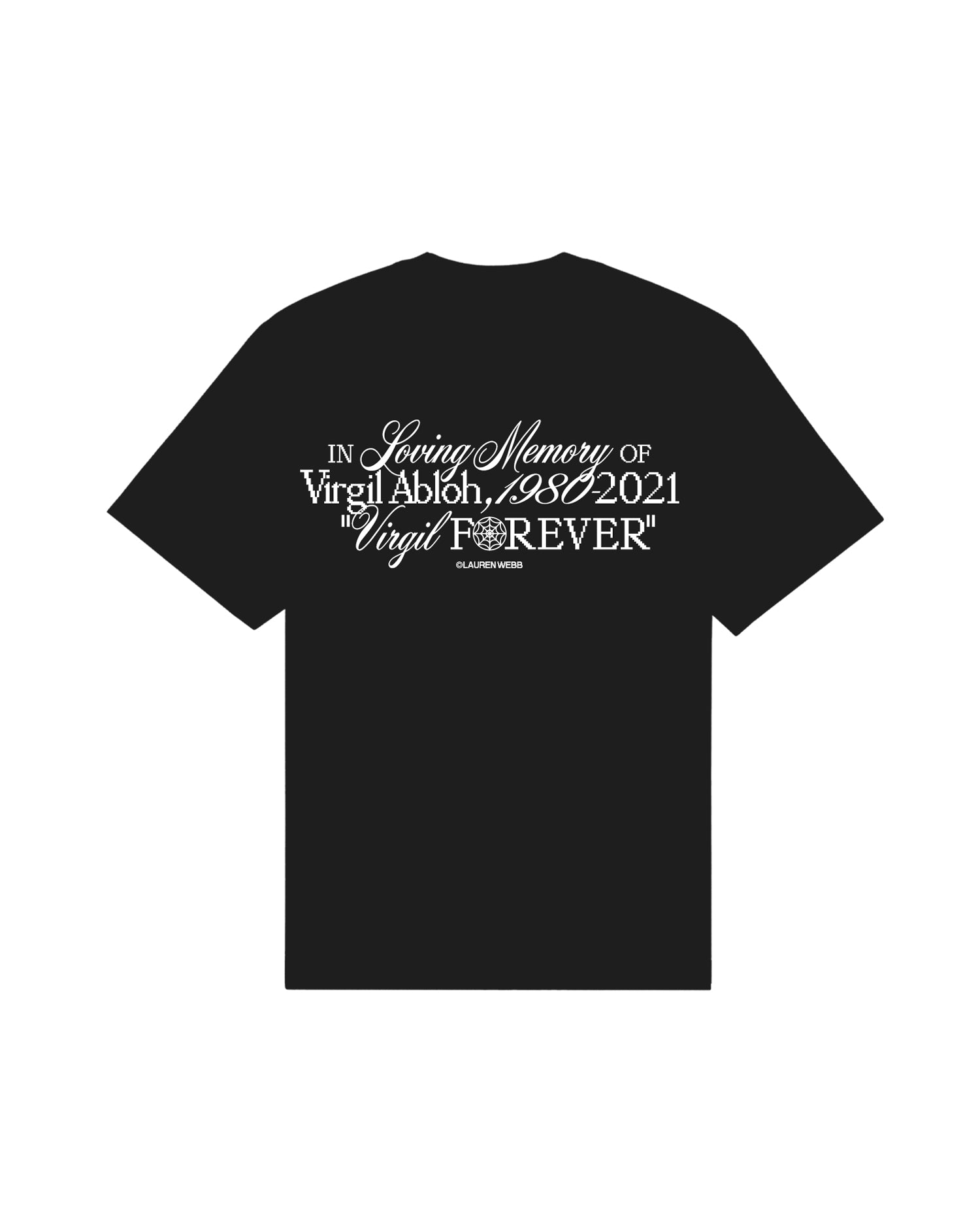 "VIRGIL FOREVER" Black Tee