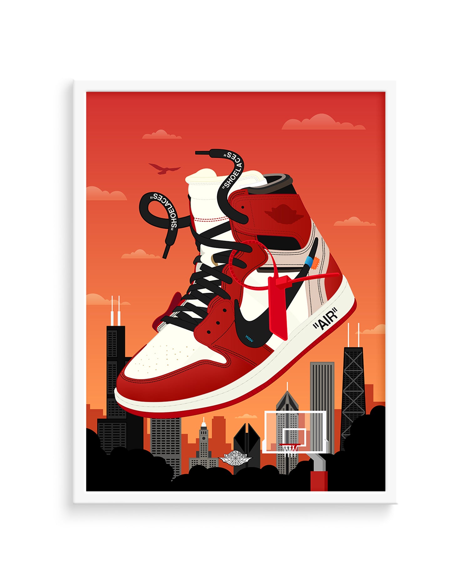 VIRGIL FOREVER AJ1 'The Ten' Art Print