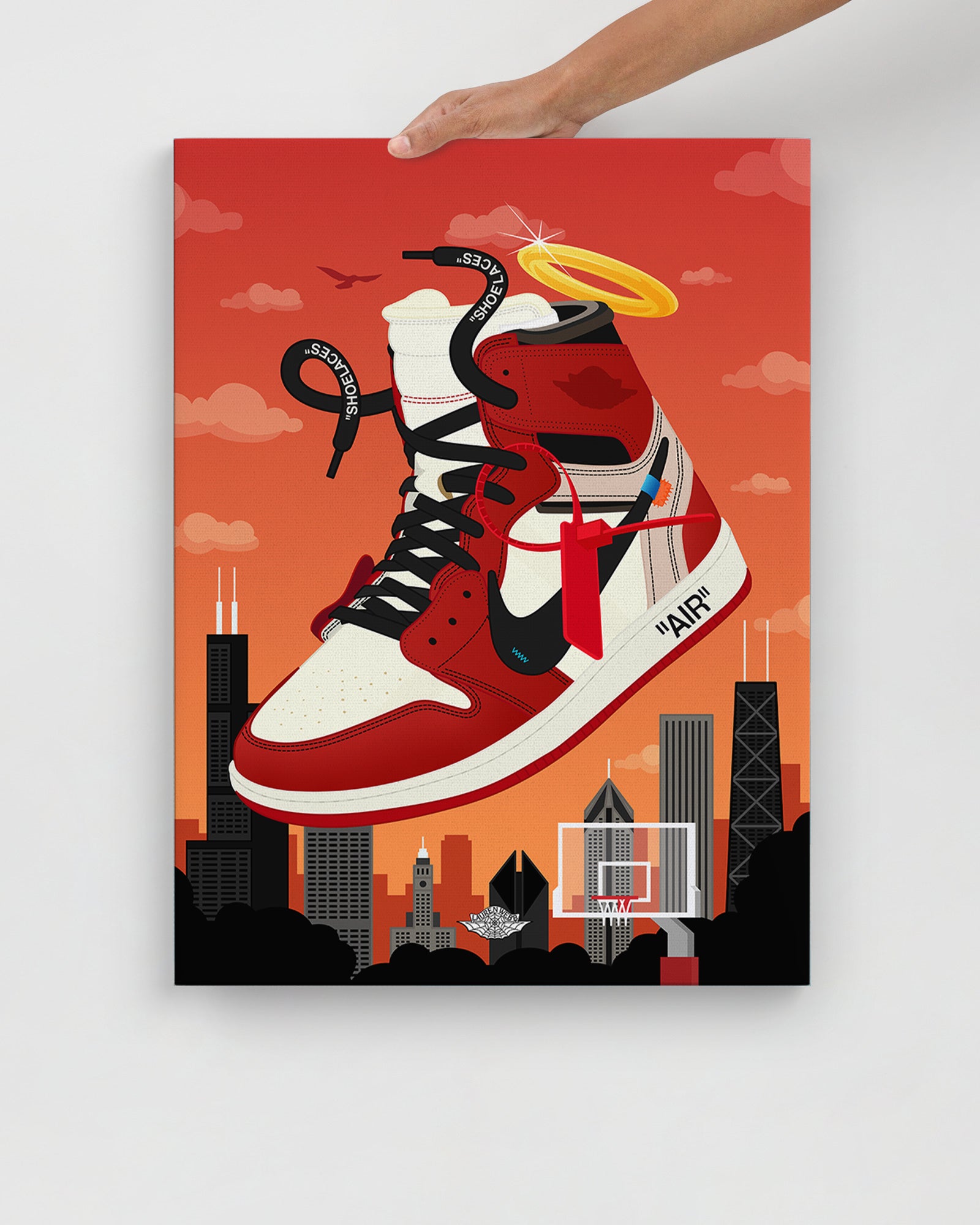 VIRGIL FOREVER AJ1 'The Ten' Canvas Print