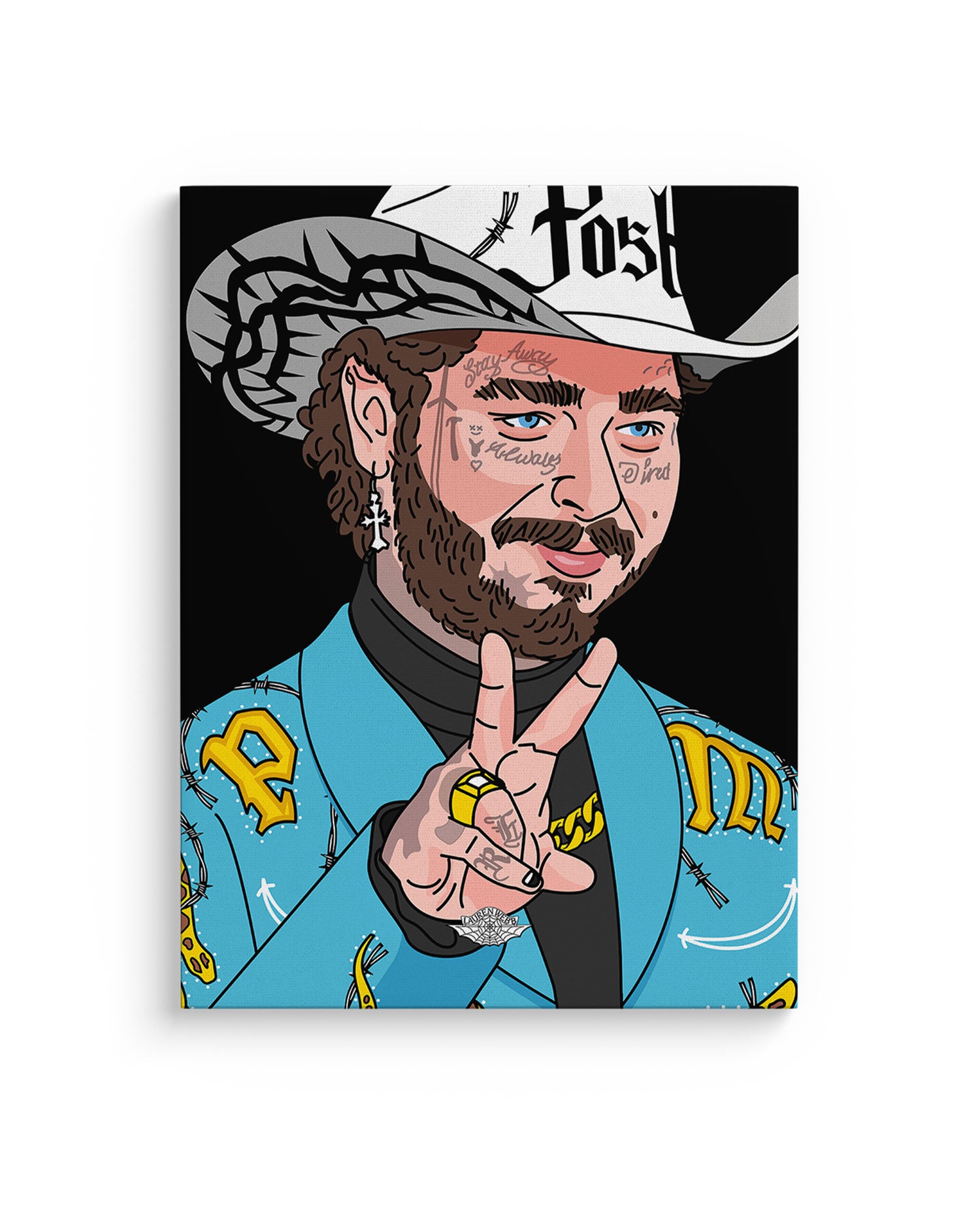 Post Malone Canvas Print