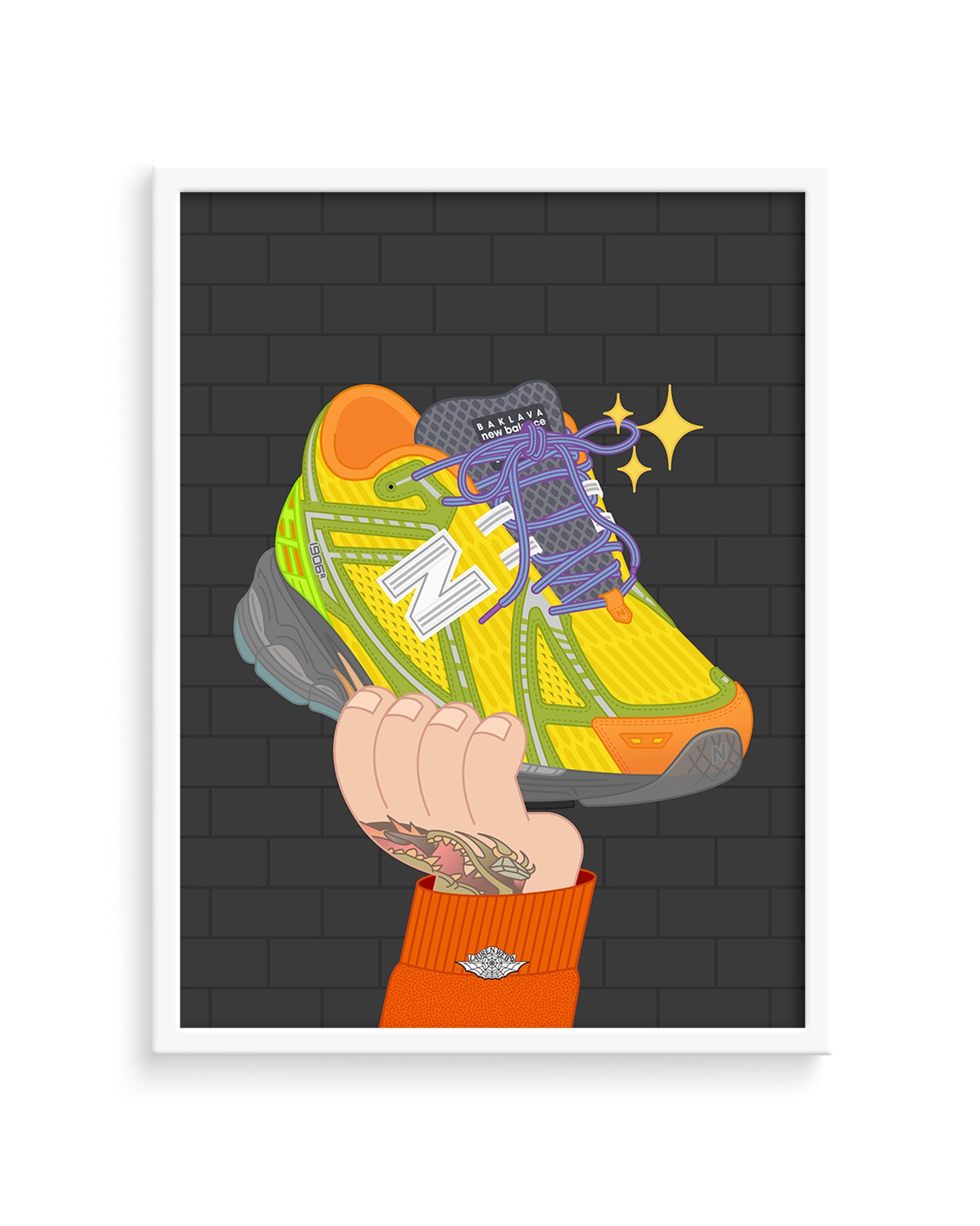 Action Bronson x NB 1906r 'Scorpius' Art Print