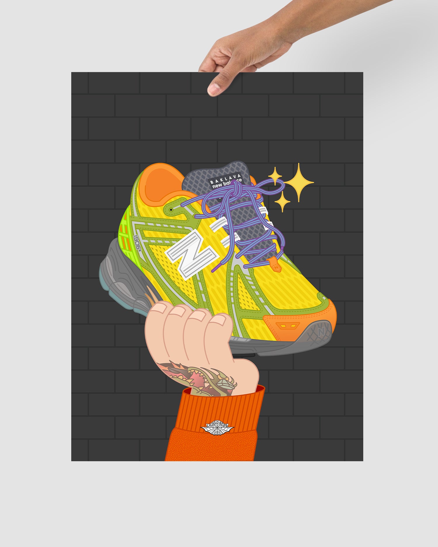 Action Bronson x NB 1906r 'Scorpius' Art Print